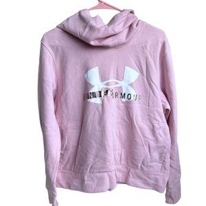 Pink Under armour hoodie